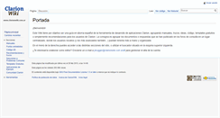 Desktop Screenshot of clarionwiki.com.ar