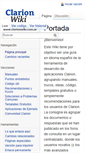 Mobile Screenshot of clarionwiki.com.ar